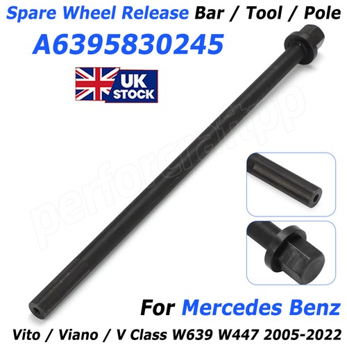 Spare wheel release bar tool - spare,