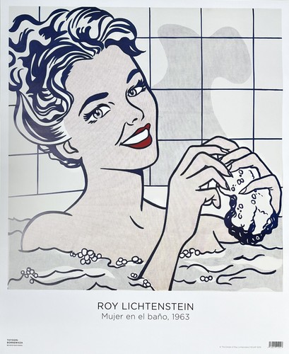 Roy lichtenstein woman - woman, bath