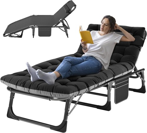 Extra wide folding camping cot - extra,