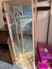 Glass mirrored open display - glass,