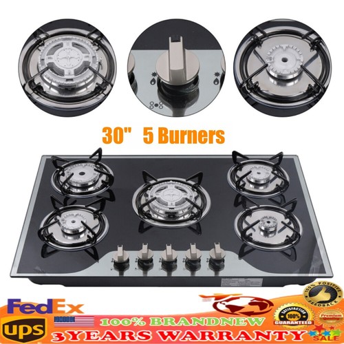 Gas cooktop stove top - 30",