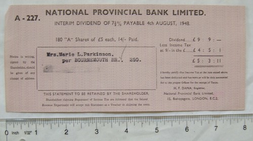 1948 dividend national - 1948,