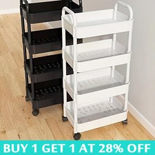 3/4 Tier Fruit Trolley Basket