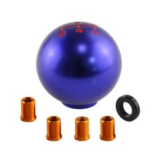 5 Speed Universal Automatic Car Gear Shift Knob Shifter Lever Head M14*15 Blue
