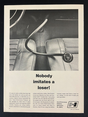 1968 hurst performance shifter - hurst,