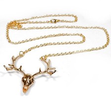 Deer Antler Necklace Vintage