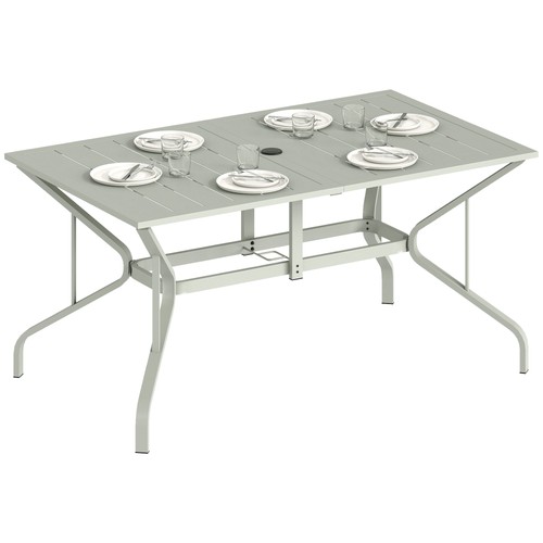 Outsunny garden dining table - outsunny,
