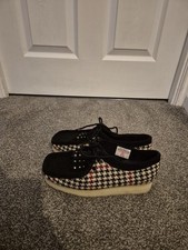 Clarks Black Harris Tweed