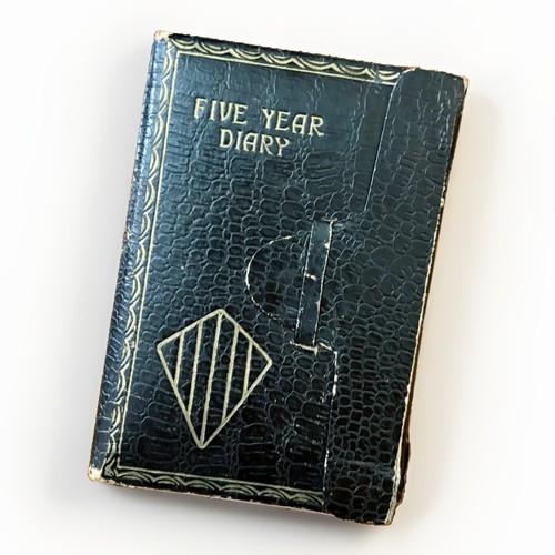 Antique 1940s five year diary - five,