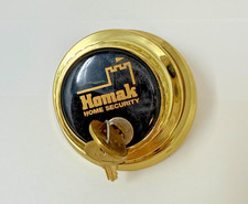 Homak Home Security Safe Lock Dial w/ Key Override & 2 Hudson Keys – Brass