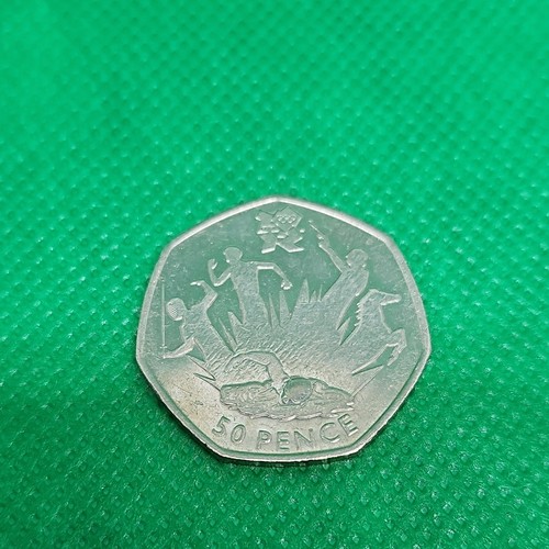 50p fifty pence - 50p, coin