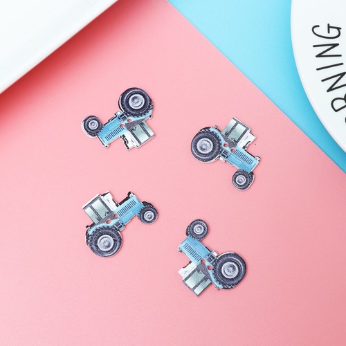 Pcs tractor shaped buttons - pcs,