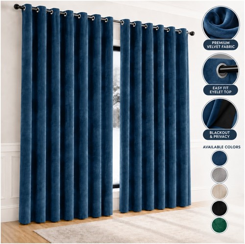 Blackout crushed velvet - blackout,