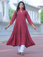 Indian Women Pink & Yellow