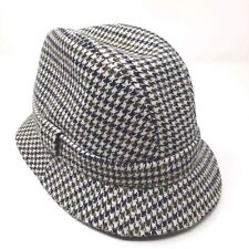 KANGOL - Vintag Trilby Hat - Tweed Dogtooth- Size Medium 