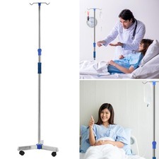 Portable pole drip bag - portable, iv
