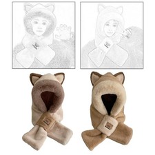 Winter Hat Scarf Set Bonnet