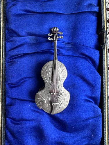 Wallace sterling silver violin - wallace,