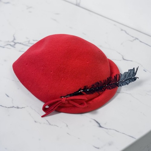 Vintage 1940s 1950s red wool - 1950s,