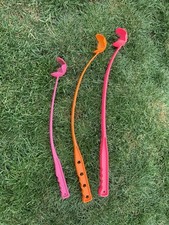 Job lot - 3 x Plastic Ball Throwers for Dogs, Medium & Large, Pink, Orange