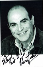 David Suchet hand signed photo