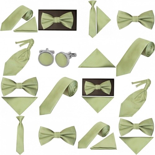Sage green satin wedding - green,