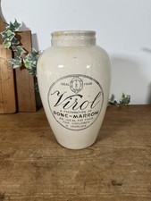 Antique RARE Virol Ideal Fat Food Bone Marrow Stoneware 30cm Tall  Vintage Décor