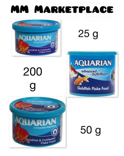 Aquarian goldfish flake food - aquarian,