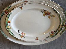 1930s Platter Plates Set Of