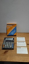 Casio MS-8W High Solar Cell Calculator - Boxed - Looks Complete - Prop/Decor