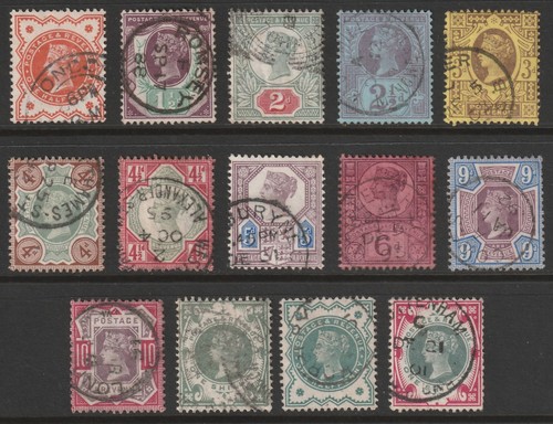 1887 jubilee set 14 - jubilee,