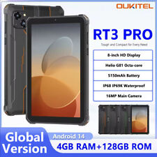 Oukitel RT3 Pro Rugged Tablet 16G+128GB 8" HD IPS Screen 16MP 5150mAh Android 14
