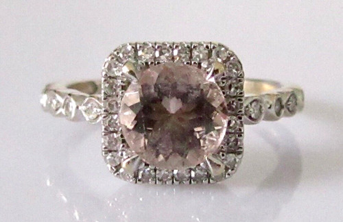 Gold diamond ring - gold, 18ct