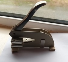 Vintage Metal  Paper Stamp Embosser Press (WANDA SELF 8870 PINEHURST DRIVE ect)