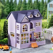 Wooden DIY Dollhouse With