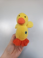  Early Learning Centre Blossom Farm Squeaking Duck Soft Baby Toy Rattle ELC