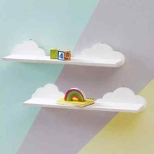Set of 2 White Cloud Floating