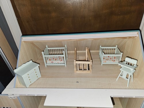 Dolls house furniture bundle - house,