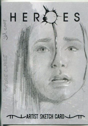 Heroes volume sketch card by - heroes,