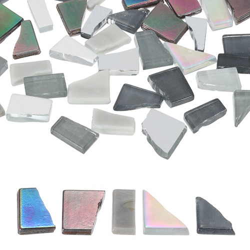 Irregular glass mosaic tiles - irregular,