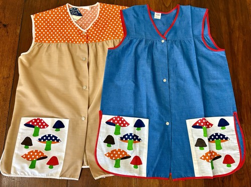 Vtg smock apron lot - lot, 2