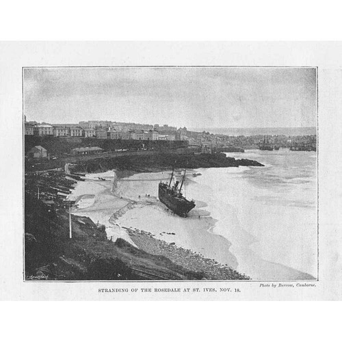 Cornwall stranding the ship - of,