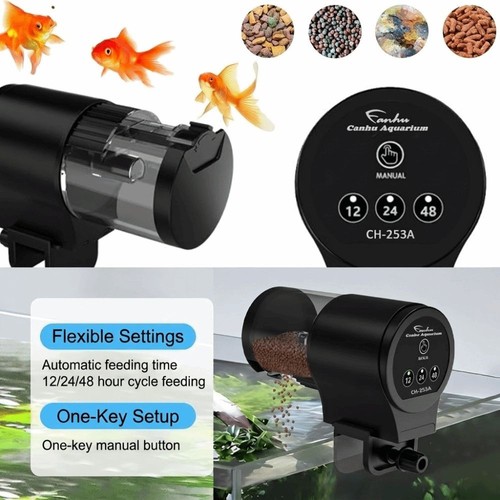 Automatic fish feeder aquarium - fish,