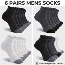 6 Pairs Mens Sports Socks