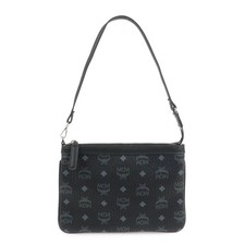 MCM Visetos Logo Leather