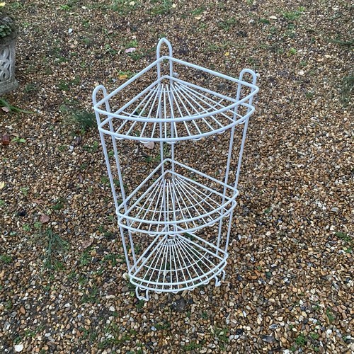 Vintage white plastic coated - plastic,