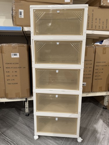 Five tier storage - tier, drawers