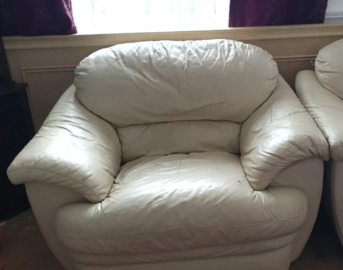 Cream italian leather - italian, /