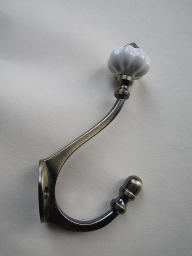 Ceramic antique brass - hook, hat