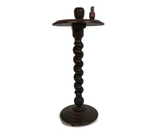 Hand carved ornate wood barley - ornate,